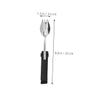Baluue Adaptive Anti-slip Spork for Disabled Adults and Elderly Tremble-proof Eating Utensil with Easy-grip Handle Portable Tableware for Disability and Rehabilitation Use view 2