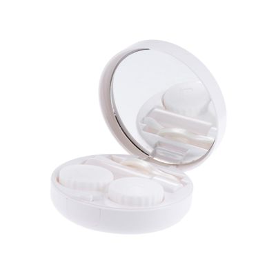 Healeved Marble Pattern Lens Case Portable Holder Travel Outdoor Use Safe Material