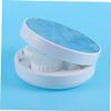 Healeved Marble Pattern Lens Case Portable Holder Travel Outdoor Use Safe Material view 4
