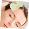 KOMBIUDA Natural Jade Gua Sha Comb for Head and Neck Massage, Jade Scraping Massage Tool Facial and Scalp Relaxation, Improve Skin and Muscle Tension, for Body and Wellness view 4