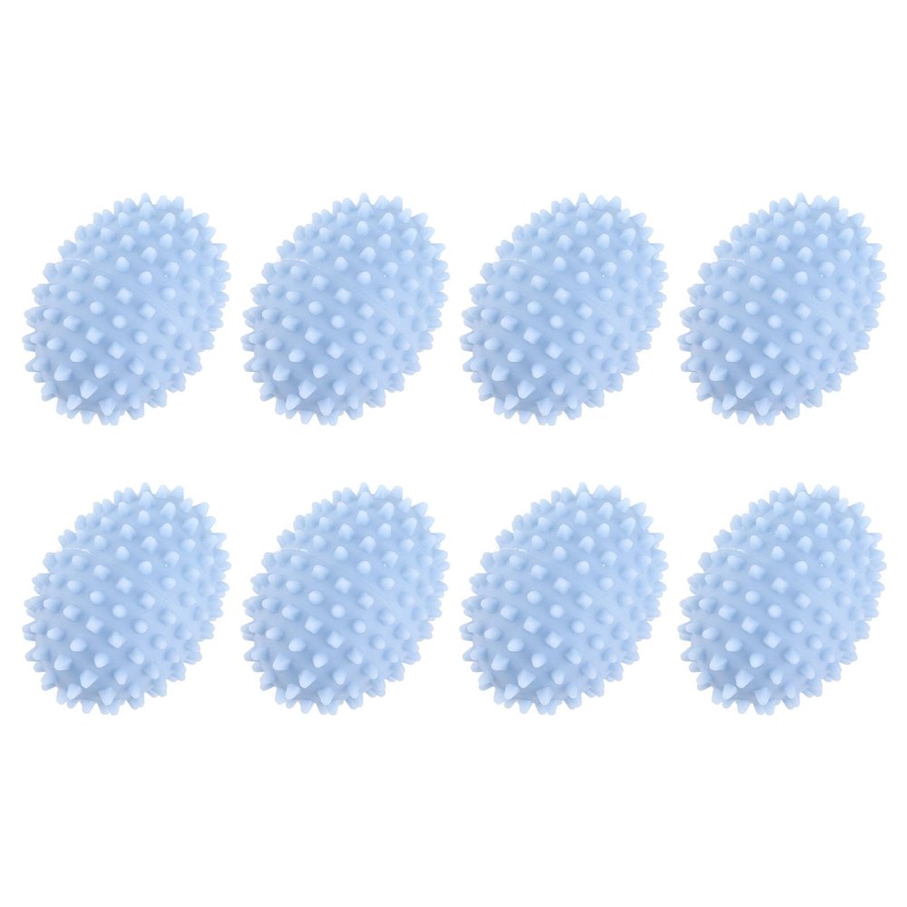 Akozon 8-Pack Laundry Washing Balls - PVC Hedgehog Laundry Balls for Stain Removal & Anti-Tangling - Washing Care Balls for Clothes