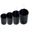 Black Plastic Bucket by Stolmet, Four Sizes (5L, 12L, 16L, 20L), Durable and Versatile solution for use at home, garden, construction sites, or workshops, Set of 1, 3, 5 or 10 (10, 20, Liters) view 4