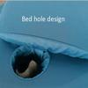 ILNCQLPM Massage bed skirt,Massage Table Skirt Bed Cover with Hole, Pure Color Washed Cotton Beauty Bed Cover Set of Four Body Massage Physiotherapy Beauty Salon Bed Cover Set (Purple 70 * 185cm) view 4