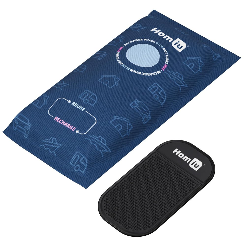 Homiu 1KG Vehicle Moisture Absorber Bag Reusable Damp & Condensation Remover for Windscreens, Dashboard & Interior | Prevents Fogging & Musty Smells
