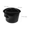 Healeved Portable Toilet Seat Lid for Seniors Padded Commode Accessory Bucket Cover for Elderly Care view 2