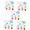 KOMBIUDA 60pcs Cosmetic Lens Case Set Travel-Friendly Holder for Makeup Outdoor Use and Lightweight Design view 1