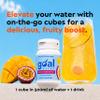 GOAL WATER, Water Flavouring Drops, 30 Tablets for 15L Drink, Flavoured Hydration Tablets with Vitamins and Electrolytes, Effervescent, Zero Sugar, Vitamin B, C, D, E, Zinc (Mango & Passionfruit) view 3