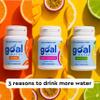 GOAL WATER, Water Flavouring Drops, 30 Tablets for 15L Drink, Flavoured Hydration Tablets with Vitamins and Electrolytes, Effervescent, Zero Sugar, Vitamin B, C, D, E, Zinc (Mango & Passionfruit) view 4