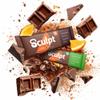 Sculpt Protein Bars Chocolate Orange - 12 x 55g Bars 15g Protein Packed with Almonds, Cacao Nuts, Egg Whites, Dates High Fibre Snack for Gym Recovery & On-the-Go Energy view 3