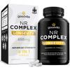Goodvita Nicotinamide Riboside NR Supplement (4 in 1 Complex) 60 Caps, 2 Months Supply | UK Made | Boost NAD+ Anti-Aging | TMG Resveratrol Quercetin | Liposomal Highest Bioavailability view 1