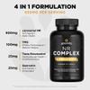 Goodvita Nicotinamide Riboside NR Supplement (4 in 1 Complex) 60 Caps, 2 Months Supply | UK Made | Boost NAD+ Anti-Aging | TMG Resveratrol Quercetin | Liposomal Highest Bioavailability view 2