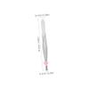 Baluue 24pcs Stainless Steel Heart Shape Tweezers with Arrow Pattern, Professional High Quality Eyebrow Tweezers for Precise Hair Removal, Portable Design for Travel and Business Trip view 2