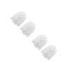 Baluue 4pcs Replacement Brush for Bathroom Washroom Plastic Cleaning Brush for Daily Scrubbing Tasks view 1