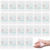 FreshCart Basics 30Pack Individually Wrapped Disposable Wet Wipes, Travel Size, Unscented, Aloe Vera Essence, Non-Woven, Multi-Use, Ideal for Travel, Restaurants, Barbecue, Office, Daily Use view 1