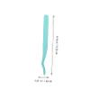 Baluue Lash Tweezers Precision Tools for Eyelash Extensions 3pcs in Assorted Colours, Stainless Steel for Selecting and Applying False Eyelashes, Suitable for Personal and Professional view 2
