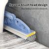 Floor Tile Scrubber - 260g Shower Scrubber Brush | 96x23.5cm Adjustable Bristle Scrubbing Brush, Floor Scrubber Broom, Tile Cleaning Scrubber With Extended Handle For Garage, Kitchen, Wall view 2