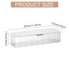 Huraoerrrr Small Parts Organizer, 8-Grid Clear Plastic Box with White Lid Minimalist and Dust Proof Daily Contact Lens Organizer for All Brands Daily Lens, Cable, Cosmetic, Beads view 4