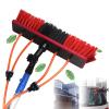 Water Fed Telescopic Brush, Window Cleaning Pole Brush Window and Solar Panel Cleaning System Windows Cleaning Trucks Water Fed Pole Kit (Color : 50cm Brush Head, Size : 6M/19.6Ft) view 1