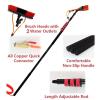 Water Fed Telescopic Brush, Window Cleaning Pole Brush Window and Solar Panel Cleaning System Windows Cleaning Trucks Water Fed Pole Kit (Color : 50cm Brush Head, Size : 6M/19.6Ft) view 2