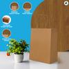 Nationwide Paper Case of 500 Small Brown Paper Bags, Party Bags with Twist Handles, Gift bag DIY and Sweet bags (18x9x22cm) view 3
