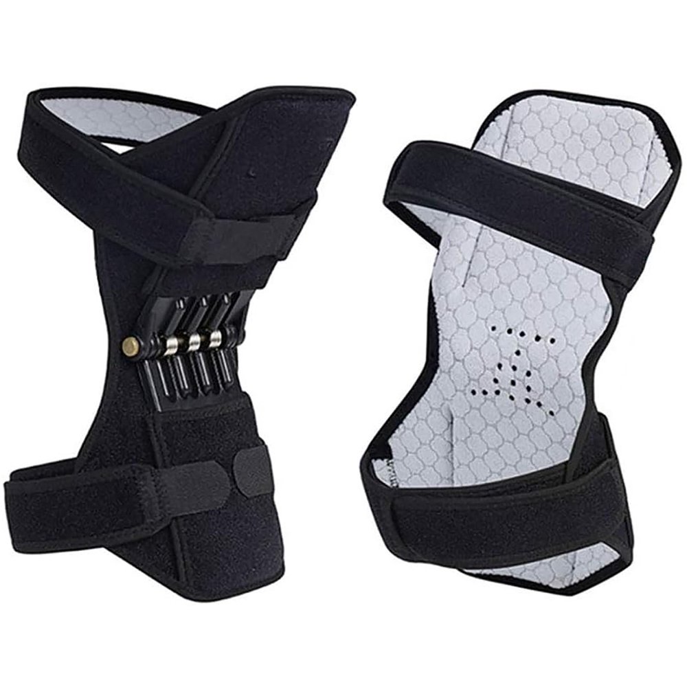 1 pair Spring Lifting Knee Support BracketKnee Stabilizer Pad Powerful Spring Knee Protection BoosterFor Stair Climbing Fitness(3 springs)