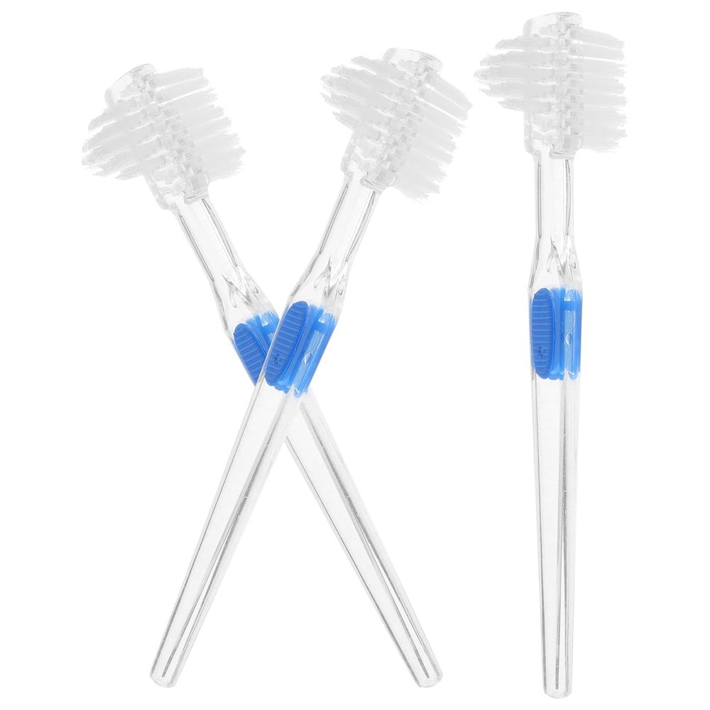 Healeved False Set Double Sided Brush Soft And Elastic Bristles Non-Grip