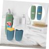 Baluue 2pcs Travel Toothpaste Holder and Toothbrush Storage Case Portable Plastic Toothbrush Outdoor Holder with Compact Design for Bathroom and Travel Use view 2
