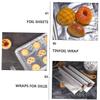Baluue 4rolls Aluminum Foil Wrap for Baking and BBQ Heavy Duty Foil for Kitchen and Catering Use view 4