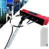 3-10 Metre Telescopic Extending Water Fed Upstairs-180Rotatable Brush Head Telescopic Cleaning Brush Outdoor Window Glass Solar Panel,7M view 1