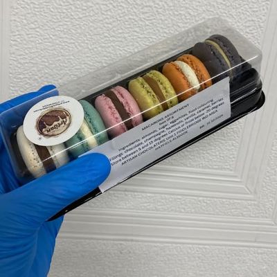 Assorted Macarons, Set of 6, Chocolate, Vanilla, Nuts, Berries, Champagne, Caramel Flavours