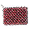 Stainless Steel Scrubber for Pans Metal Scrubbers for Cleaning | Multipurpose Stainless Steel Cast Iron Scrubber | Portable Chain Scrubber,Cast Iron Cleaning Tool view 1