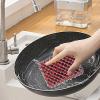 Stainless Steel Scrubber for Pans Metal Scrubbers for Cleaning | Multipurpose Stainless Steel Cast Iron Scrubber | Portable Chain Scrubber,Cast Iron Cleaning Tool view 2