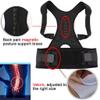 back waist adjustable adult correction belt trainer shoulder lumbar brace spine support vest view 2