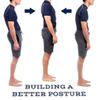 back waist adjustable adult correction belt trainer shoulder lumbar brace spine support vest view 4