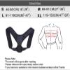 adjustable back posture corrector clavicle spine back shoulder lumbar brace support belt humpback correction women and men view 3