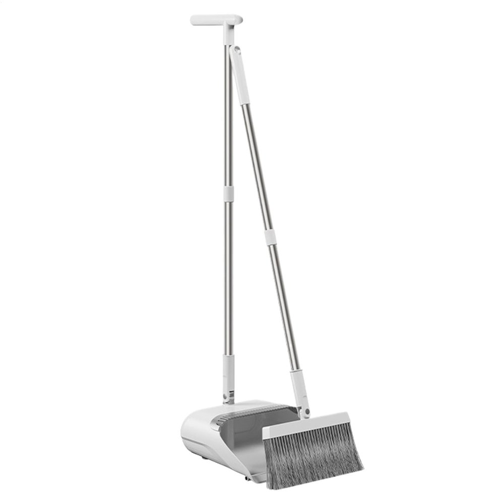 Dustpan & Brush Combo Set - Broom & Dustpan Combo Set | Interior Cleaning Mop with Dust Shovel Set