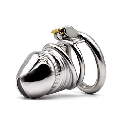 Chastity Belt Male Men's Extreme Chastity Belt Female Chastity Belt Female Male Metal Male Male Trumpet(40mm)