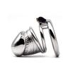 Chastity Belt Male Men's Extreme Chastity Belt Female Chastity Belt Female Male Metal Male Male Trumpet(40mm) view 2