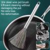 Stainless Steel Scrubber for Pots and Pans - Kitchen Cleaning Grate, Pan Scrubber, Kitchen Accessories | Easy Cleaning, Effective Cleaner, for Frying Pans Pots view 4