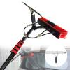 Cleaning Brush Window Cleaning Pole, Water Fed Pole Kit With 4-Hole Water Fed Brush Head Window Cleaning Brush Equipment-36Ft (Clear 20FT) view 1