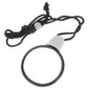 Anneome Neck Magnifier Pendant 10x 15x Hanging Loupe Magnifying Glass with Plastic Chain for Jewelry Inspection Visual Aid Suitable for Reading and Crafting view 1