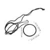 Anneome Neck Magnifier Pendant 10x 15x Hanging Loupe Magnifying Glass with Plastic Chain for Jewelry Inspection Visual Aid Suitable for Reading and Crafting view 2