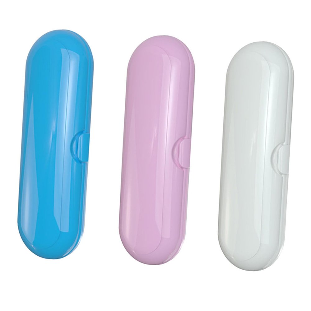 IWOWHERO Electric Toothbrush Travel Box Unique and Creative Design and Pp Material 3pcs with Good Sealing Toothbrush Holder for Bathroom and Travel Use