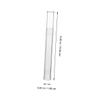 MUSISALY Tubes Single for Caps 2pcs Portable with Plastic Cylindrical Storage and Small Organiser, Case Holder Tweezer Items Travel for Beads and Lash view 2