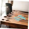 MUSISALY Tubes Single for Caps 2pcs Portable with Plastic Cylindrical Storage and Small Organiser, Case Holder Tweezer Items Travel for Beads and Lash view 4