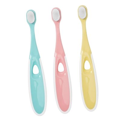 HOMOCONO 3pcs Soft-bristled Boy Girl's Toothbrush Adorable Boys and Girls Dental Toothbrush for Teeth Cleaning Brush