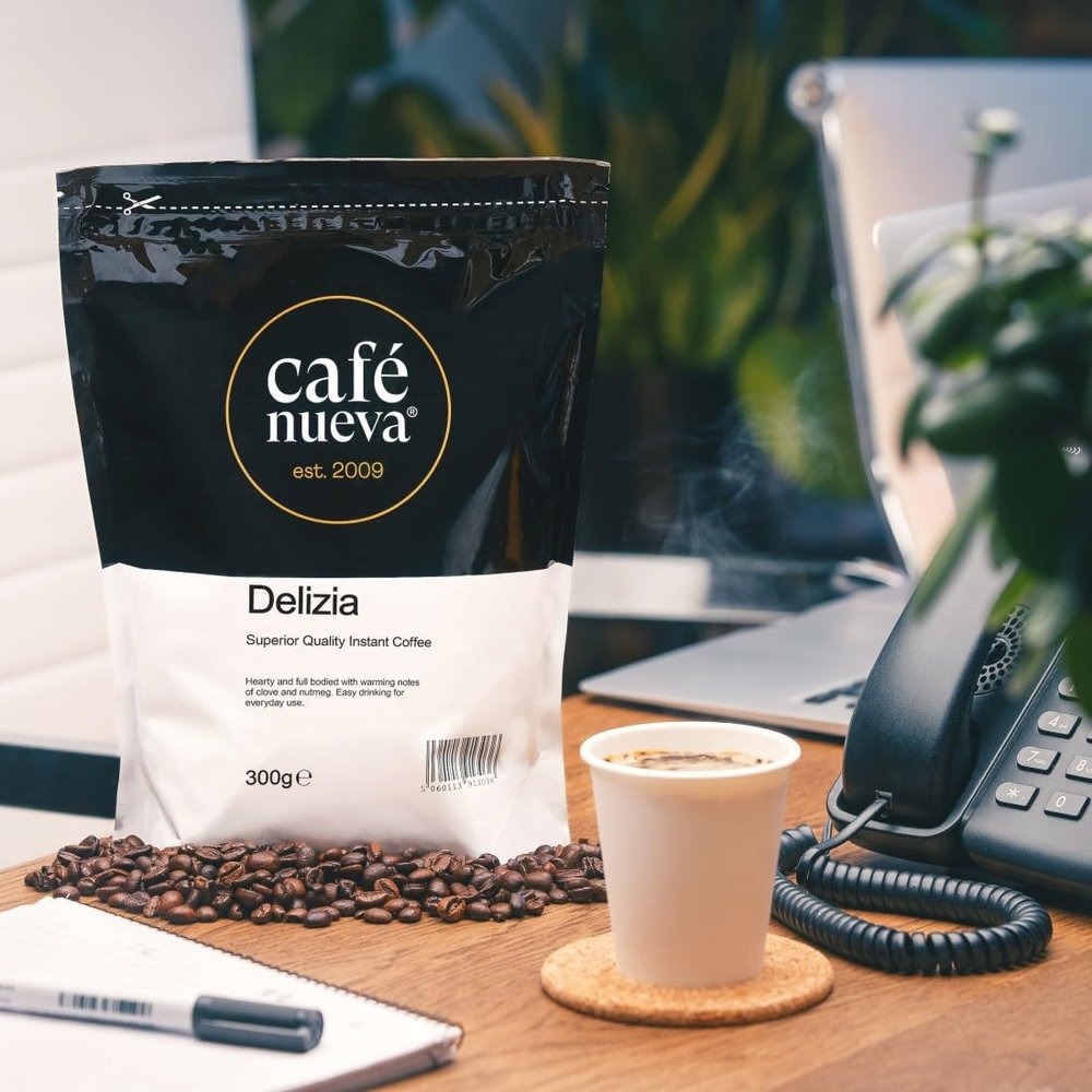 Aimia Cafe Nueva Delizia Instant Coffee (10 x 300g) - 100% Robusta