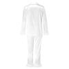 Women's Satin Pyjamas Set Christmas Party Pyjamas Long Elegant Nightwear Two Piece Sexy V-Neck Button Down Feather Plain Pyjama Set Sleep Shirt Winter Loungewear Casual Sleepwear, White, M view 3