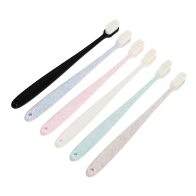 Baluue 18pcs Portable Toothbrushes for Adults Soft Bristle Tooth Cleaning Tools Home Oral Care Supplies Small Toothbrush Head Practical for Daily Use Random Color