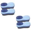 Baluue 4pcs Laundry Brush Double-sided Scrub Brush Clothes Cleaning Comfortable Grip for Home Laundry view 1